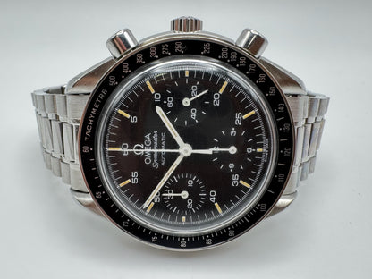 Omega Speedmaster Reduced with Black Tritium Dial (Unpolished)