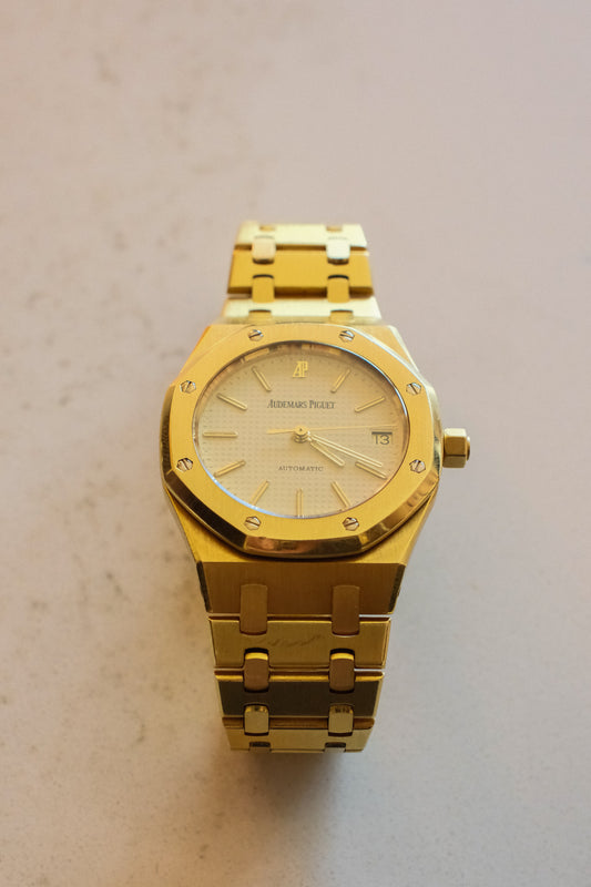 AP Royal Oak Yellow Gold with Creme Dial