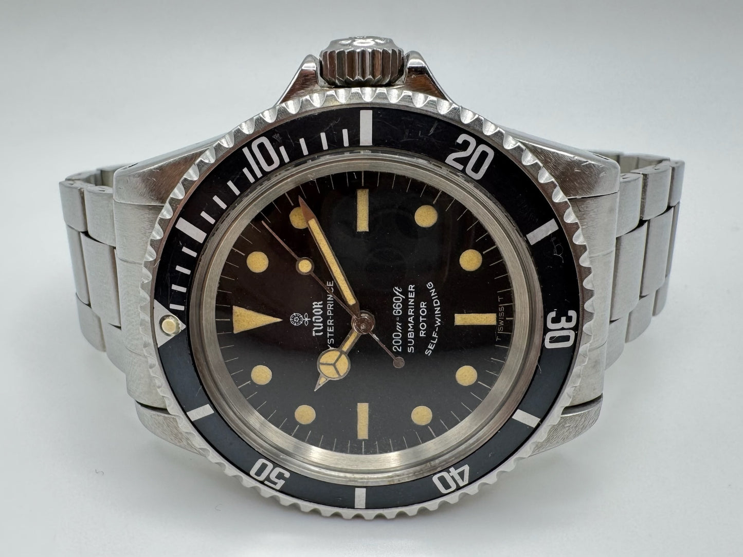 Tudor Submariner 7928 Long 5 Original Insert 1967 (Unpolished)