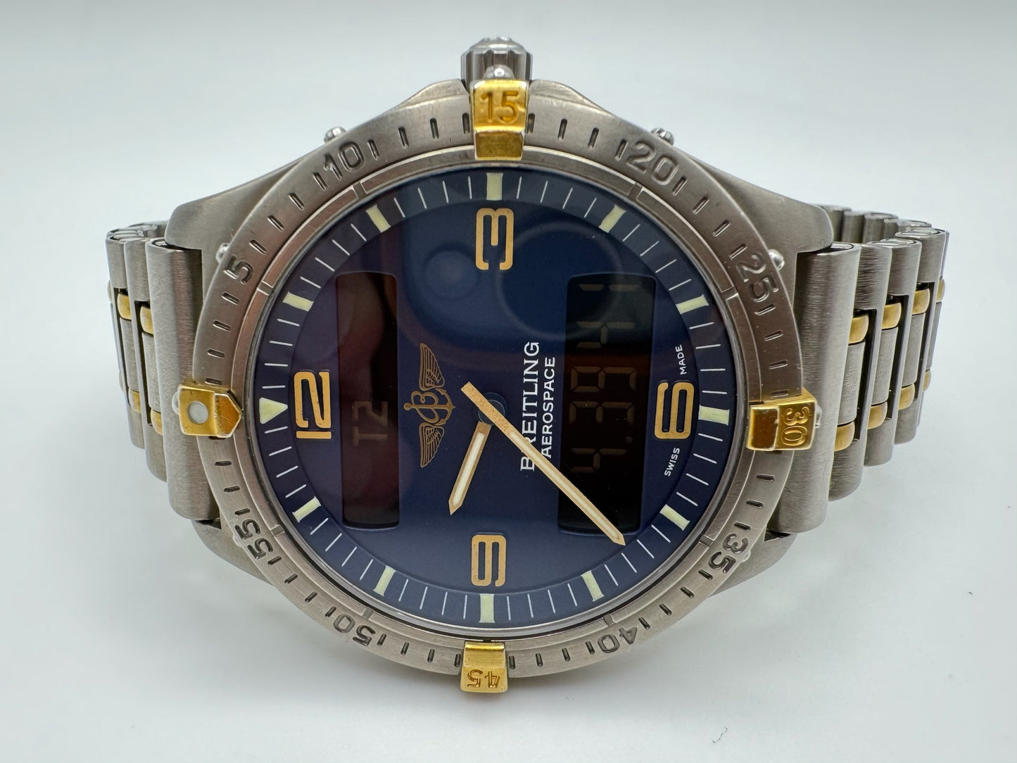 Breitling Aerospace Full Titanium Blue Dial (Unpolished)