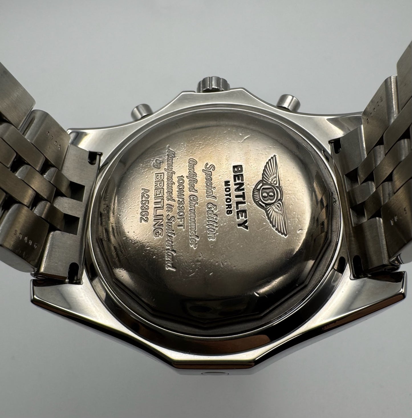 Breitling Bentley Motors For Bentley Motors 30 Seconds Chronograph Purple Dial Extremely Rare (Papers/Serviced)