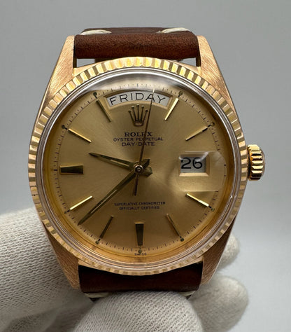 Rolex Day-Date 36 18K Rose Gold Head Door Stop Dial 1973 (Mint)