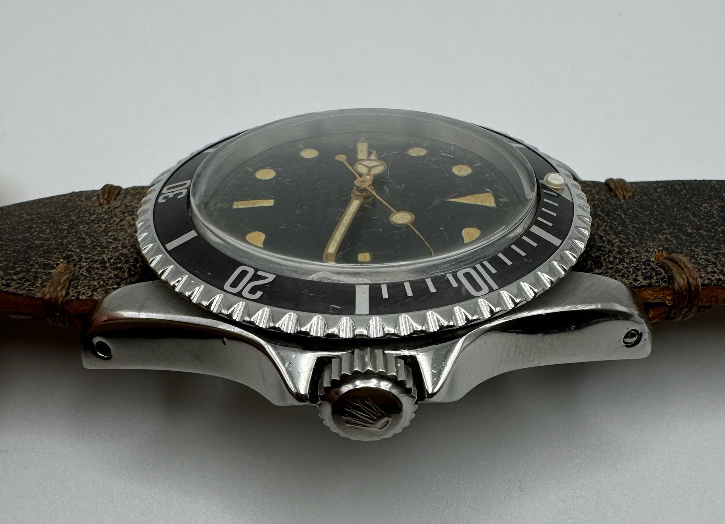 Tudor Submariner 7928 Glossy Gilt PCG Gold Hands Tropical Bezel 1961