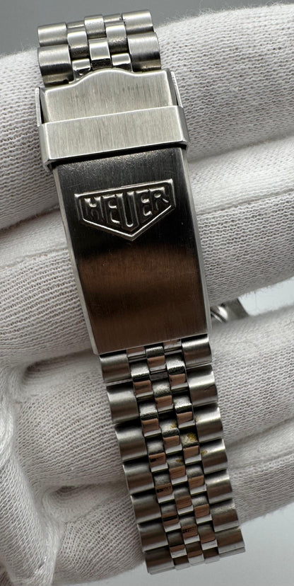 Heuer Professional Vintage Diver Full Steel Quartz Black Dial (Unpolished)