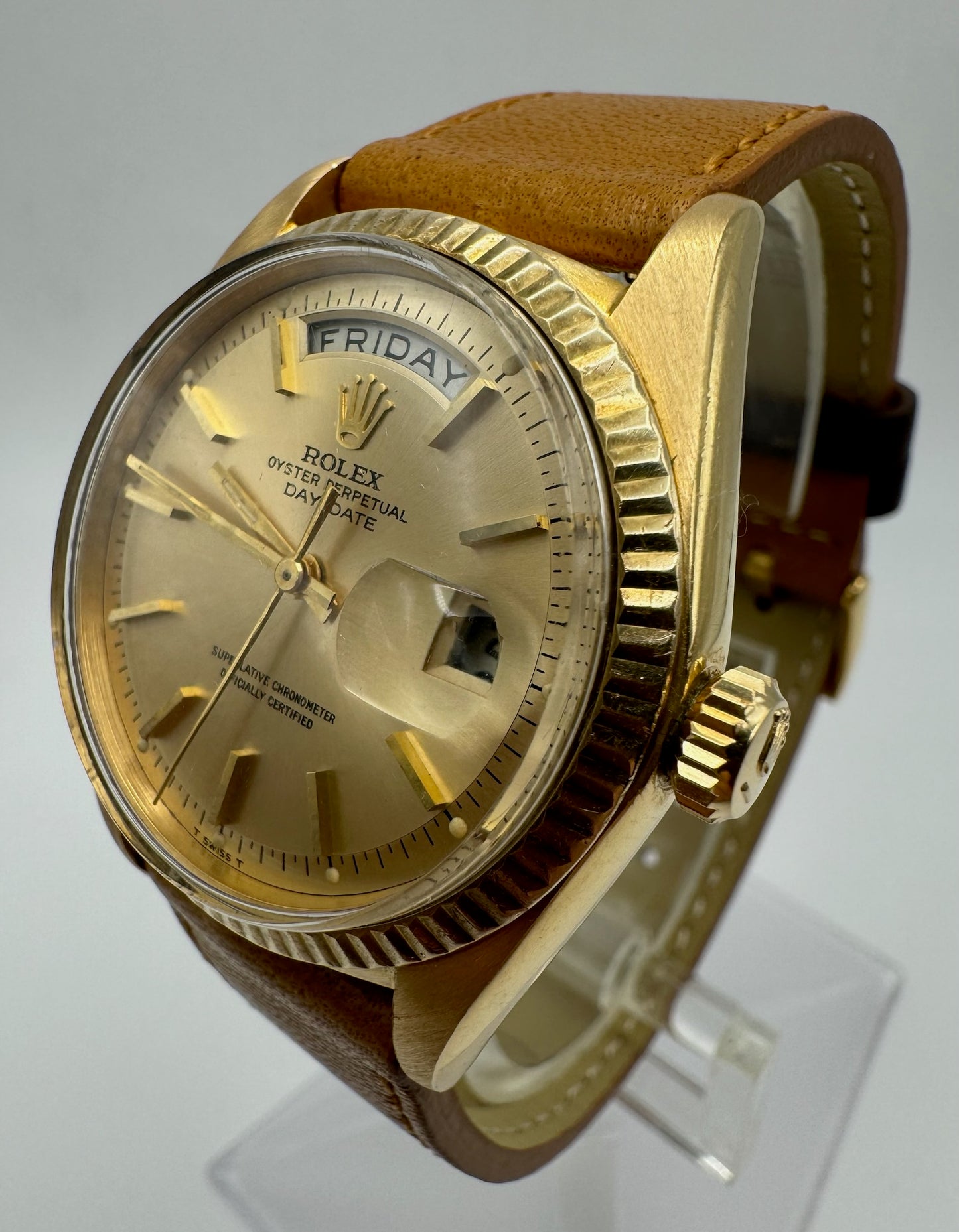 Rolex Day-Date 36 Yellow Gold with Champagne Dial 1960s