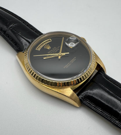 Rolex Day-Date 36 Black Onyx Dial 1981 (Serviced)