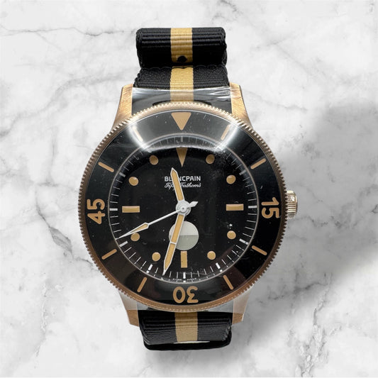 Blancpain Fifty Fathoms Mil-Spec L.E. 70th Anniversary Act 3 Bronze Gold 2024 (Unworn/Full-Set)