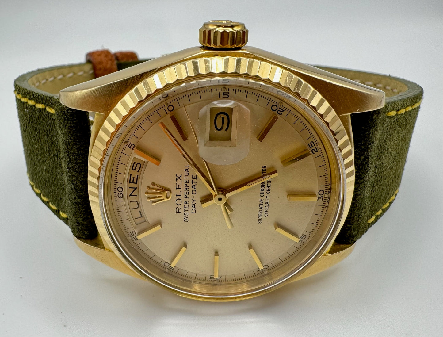 Rolex Day-Date 36 Yellow Gold with Champagne Dial 1968