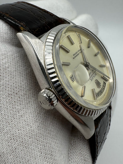 Rolex Day-Date 36 White Gold Silver Dial