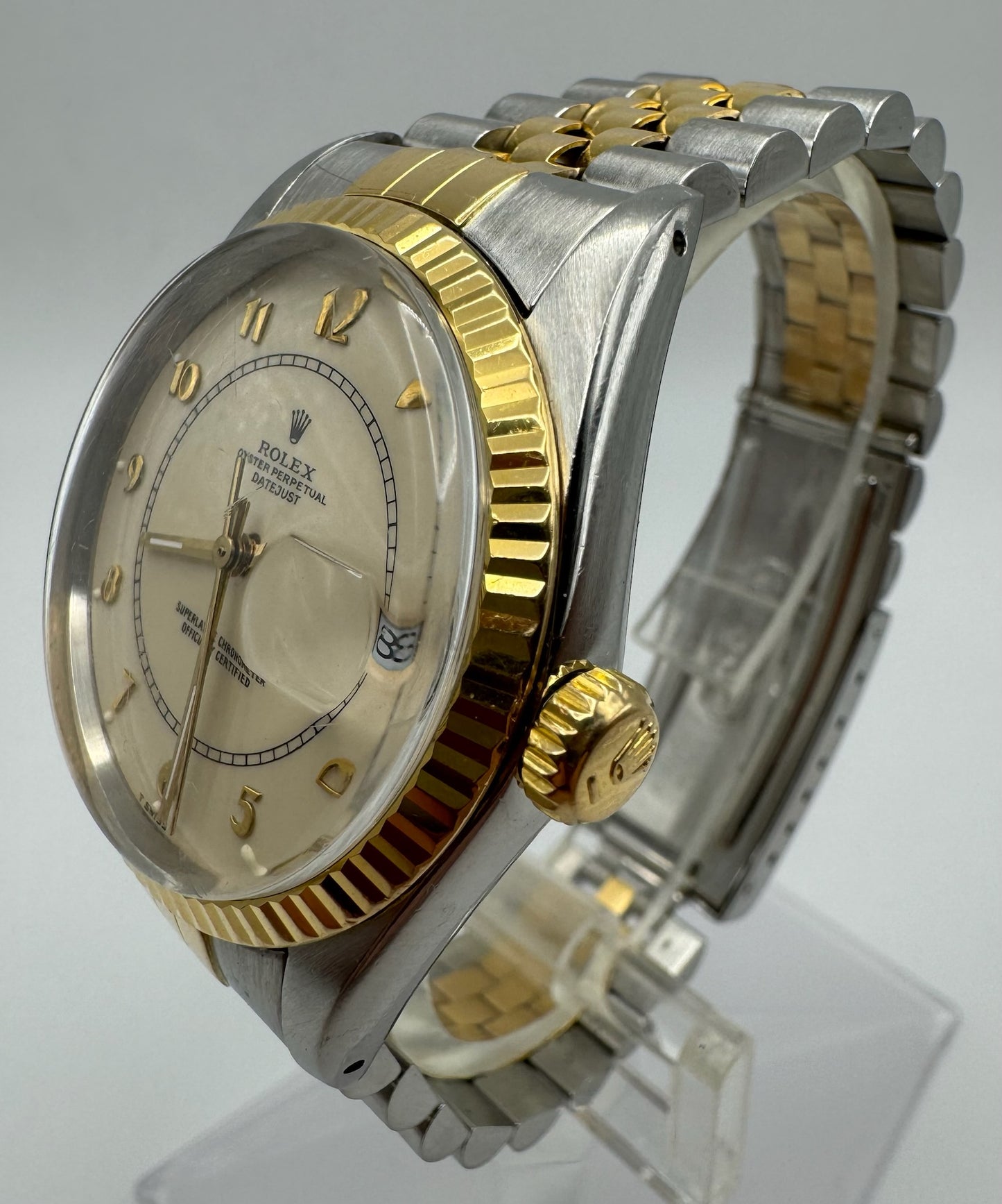 Rolex Datejust Vintage Boiler Gauge Dial