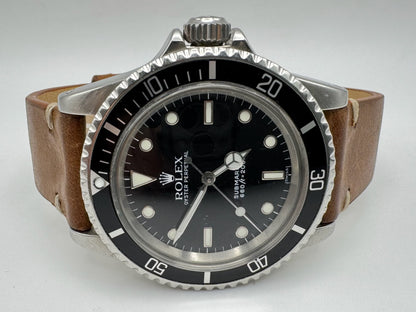 Rolex Submariner No Date 5513 Steel Head Black Glossy Dial 1978 (Serviced)