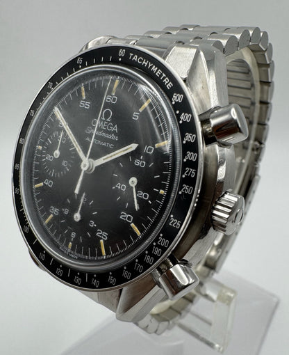 Omega Speedmaster Reduced with Black Tritium Dial (Unpolished)