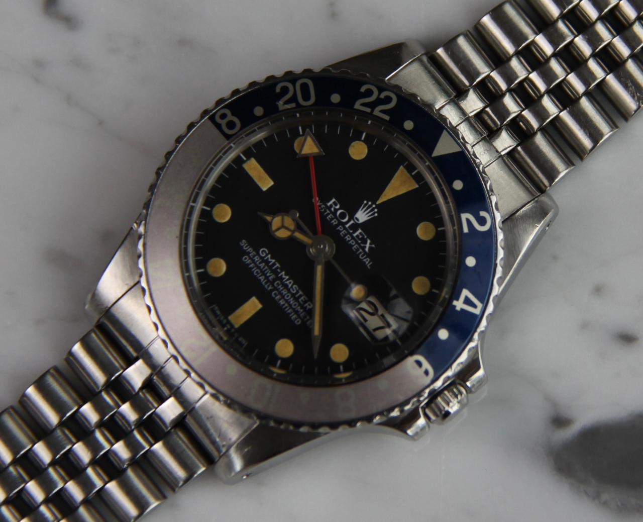Rolex GMT-Master 1675 MK5 Pumpkin Patina Faded Red Pepsi Insert 1978 (Full-Set/Unpolished)