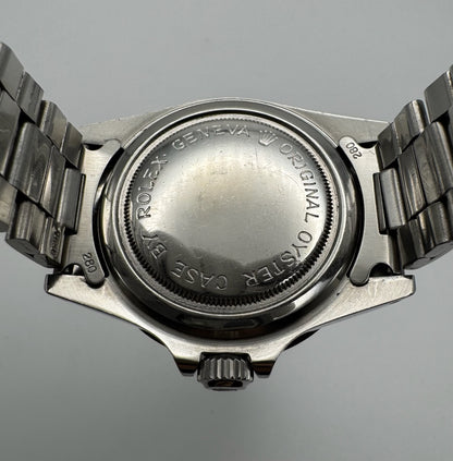 Tudor Submariner Snowflake Full Steel Black Pumpkin Patina Blue Insert Rare Confetti Dial 1968 (Unpolished/Serviced)