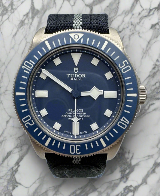 Tudor Pelagos Titanium Blue Dial 2022 (Full-Set/Unpolished)