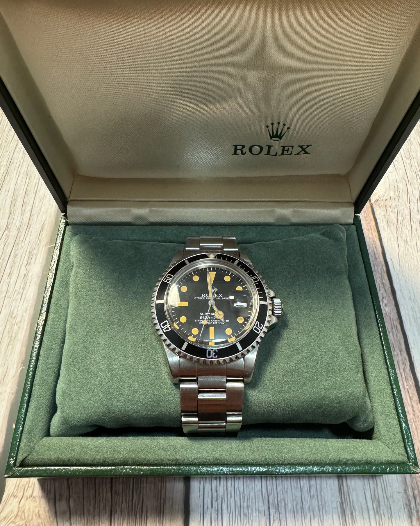 Rolex Submariner 1680 MK1 Pumpkin Patina 1981 (Full-Set/Serviced)