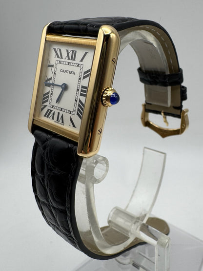 Cartier Tank Solo Medium Size Yellow Gold (Box)