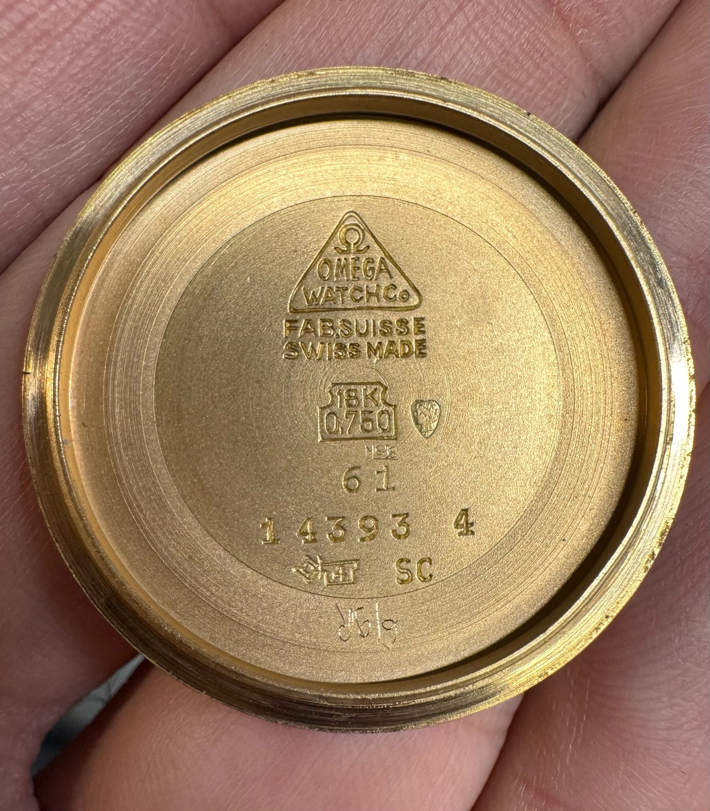 Omega Constellation 18K Rose Gold Silver Pie Pan Dial 1960