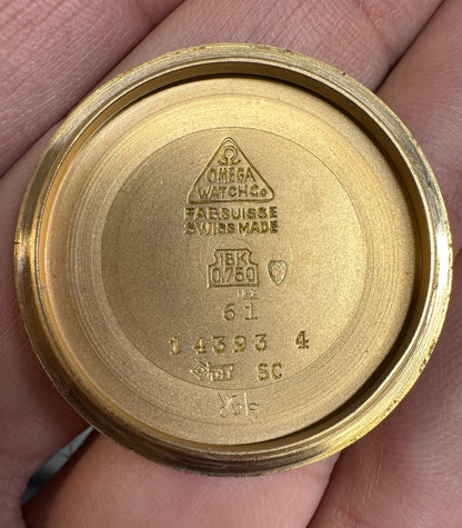 Omega Constellation 18K Rose Gold Silver Pie Pan Dial 1960