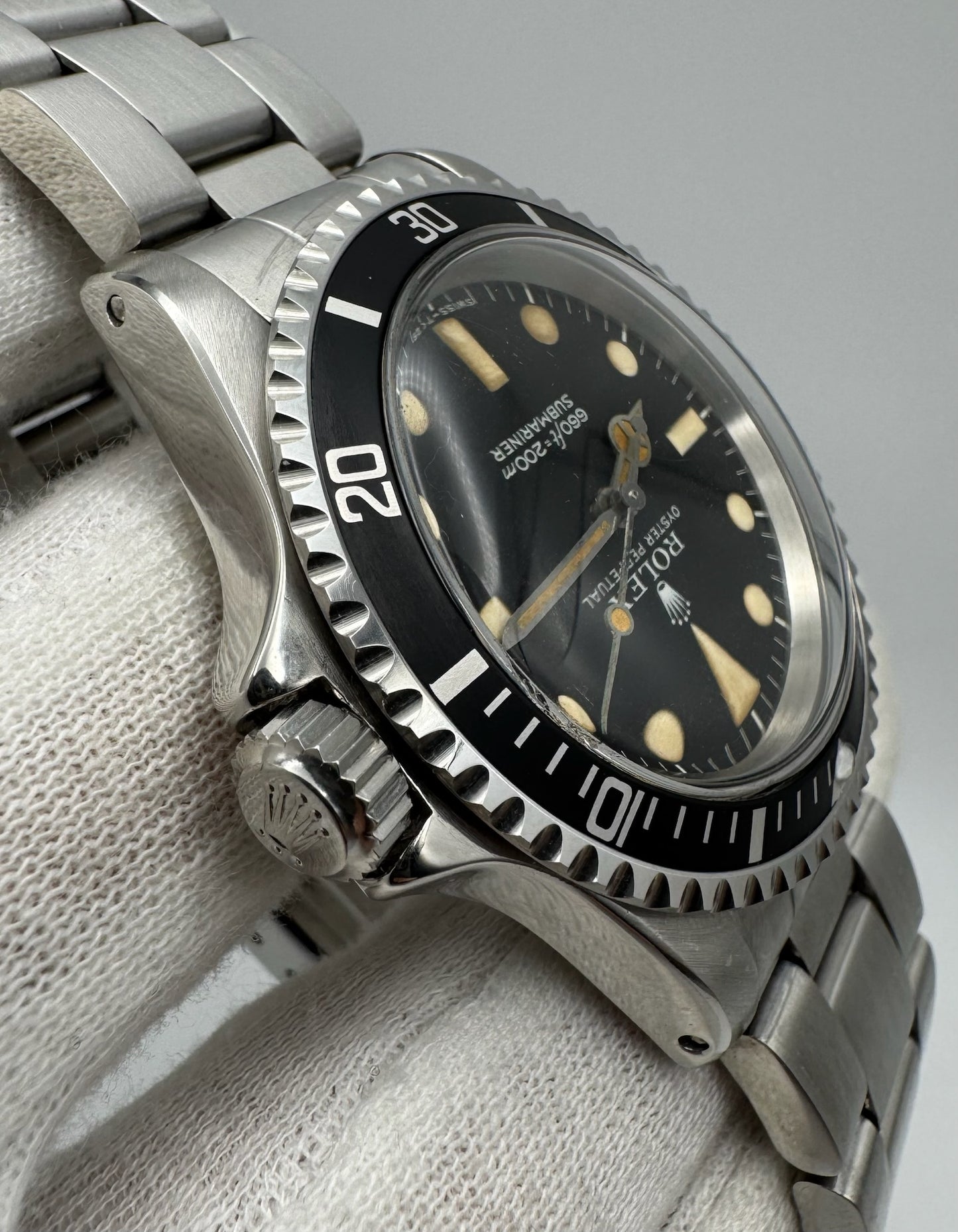 Rolex Submariner No Date 5513 Full Steel MK1 “Maxi Dial” (Serviced)