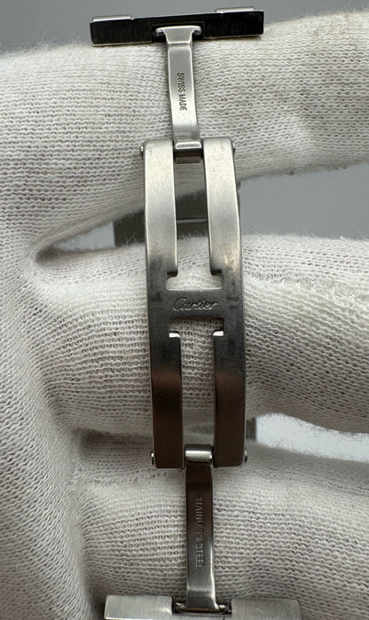 Cartier Tank Solo XL Automatic Full Steel Silver Dial (Mint/Serviced)