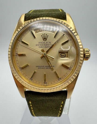 Rolex Day-Date 36 Yellow Gold with Champagne Dial 1968