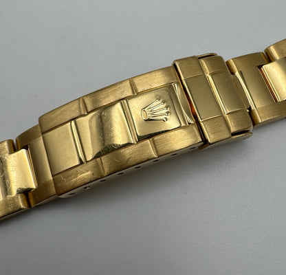 Rolex Submariner Date Full Yellow Gold Bracelet 18K No Stretch (Excellent)
