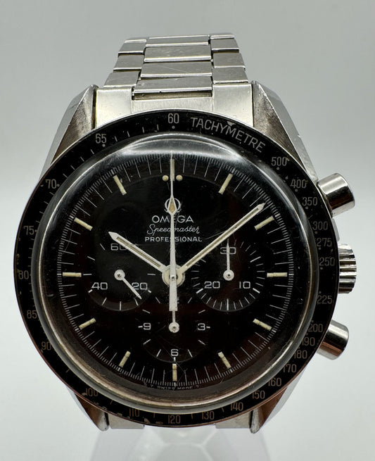 Omega Speedmaster with Black Step Dial 1969