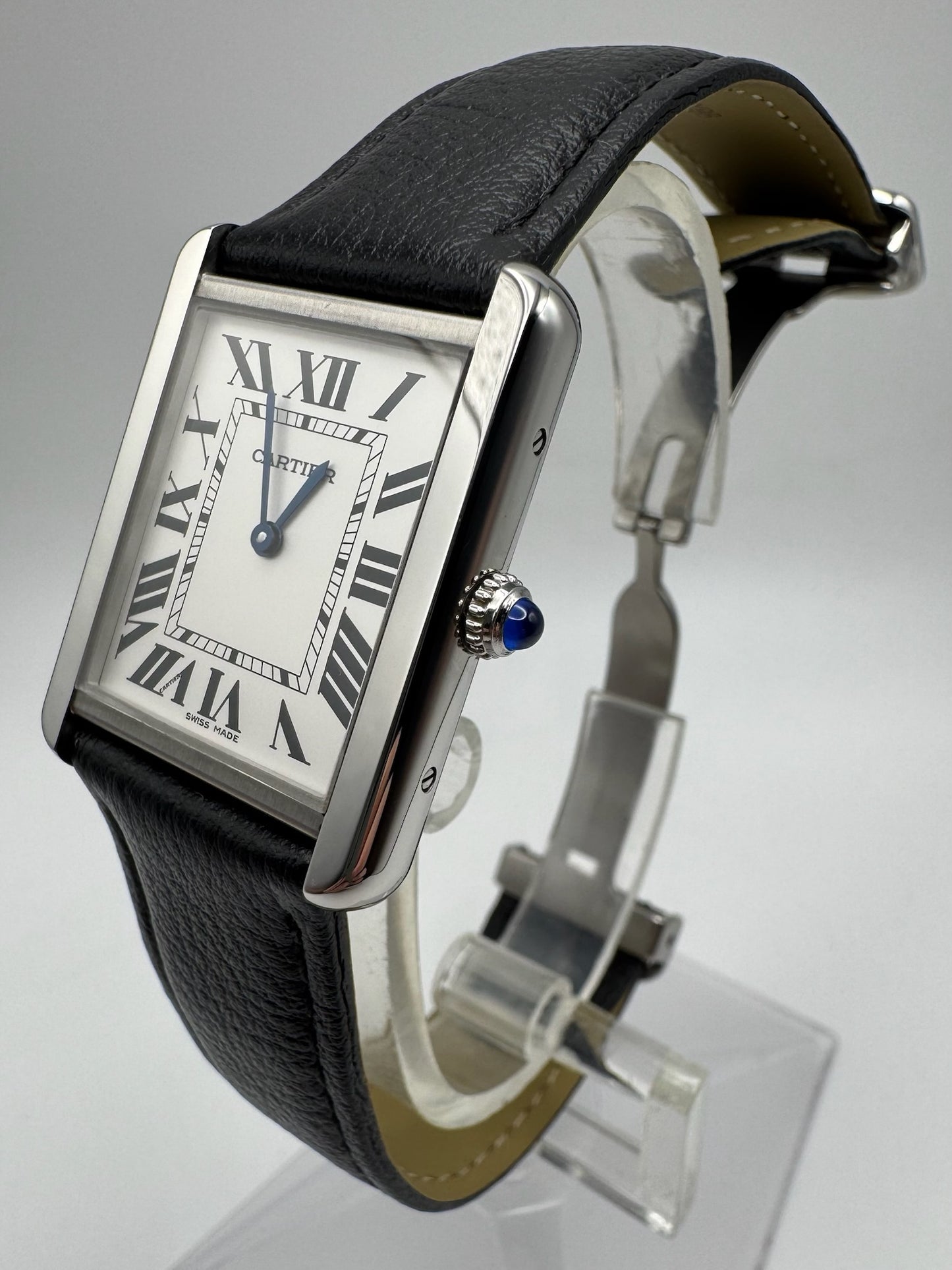Cartier Tank Solo Steel Large Size Quartz Silver Dial (Full-Set/Unworn)