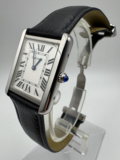 Cartier Tank Solo Steel Large Size Quartz Silver Dial (Full-Set/Unworn)