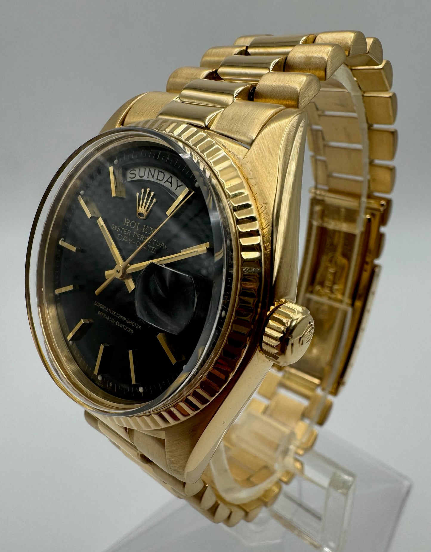 Rolex Day-Date Full Gold with Black Dial