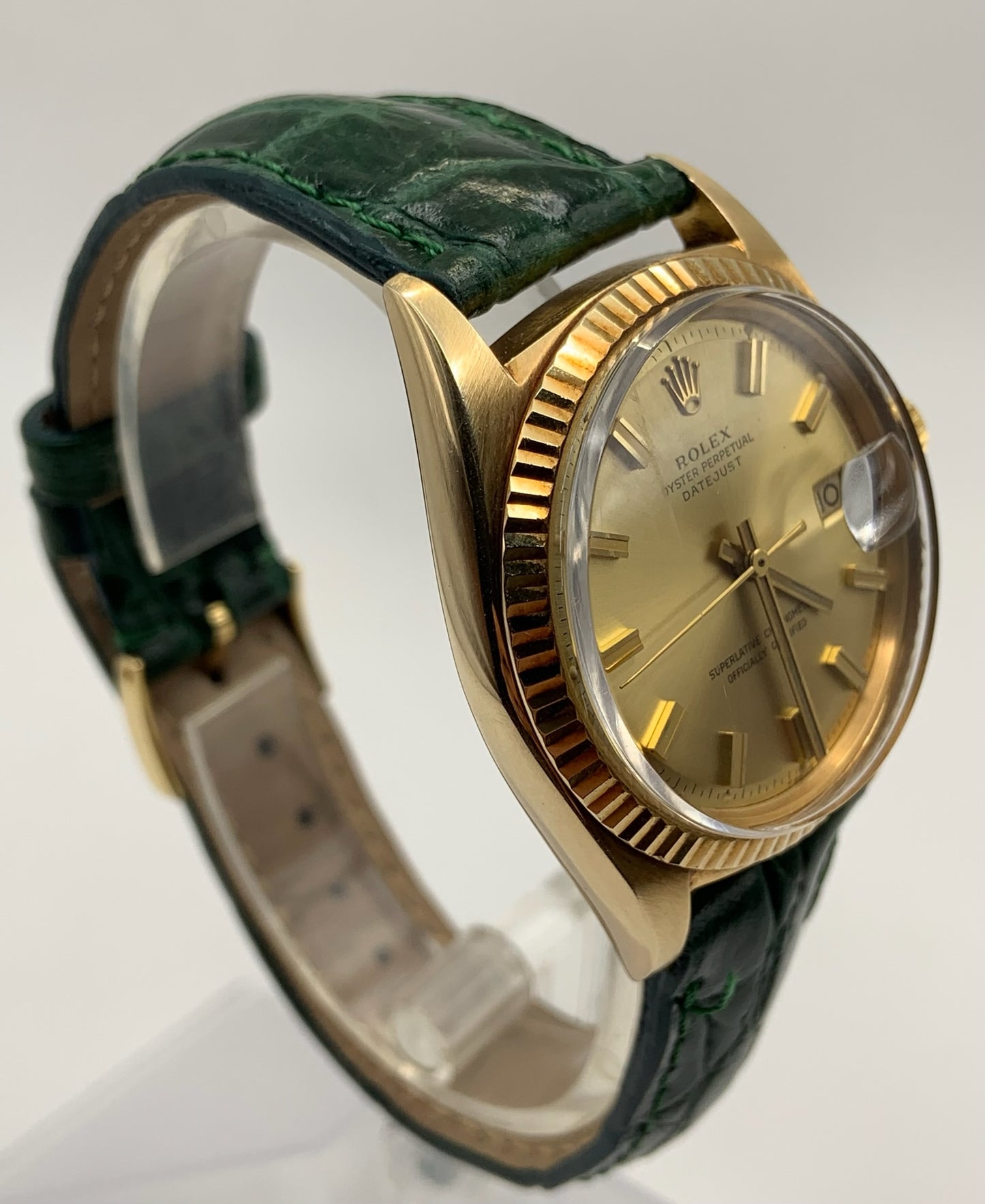 Rolex Datejust Vintage with Champagne “Wide Boy” Dial