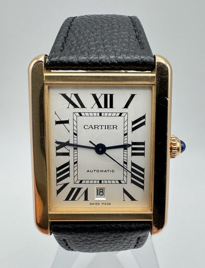 Cartier Tank Solo XL Rose Gold/Steel Automatic Original Owner (Box/Unpolished)