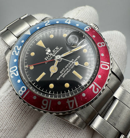 Rolex GMT-Master 1675 Chapter Ring Gilt Dial Pepsi 1960 (Full-Set)