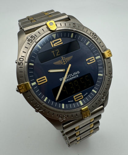 Breitling Aerospace Full Titanium Blue Dial (Unpolished)