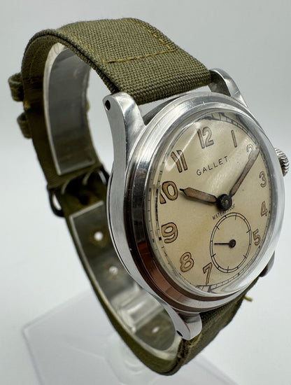 Gallet WWII Military Field Watch