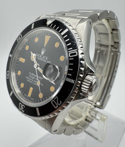 Rolex Submariner 16800 Matte Dial Pumpkin Patina 1982 (Serviced)