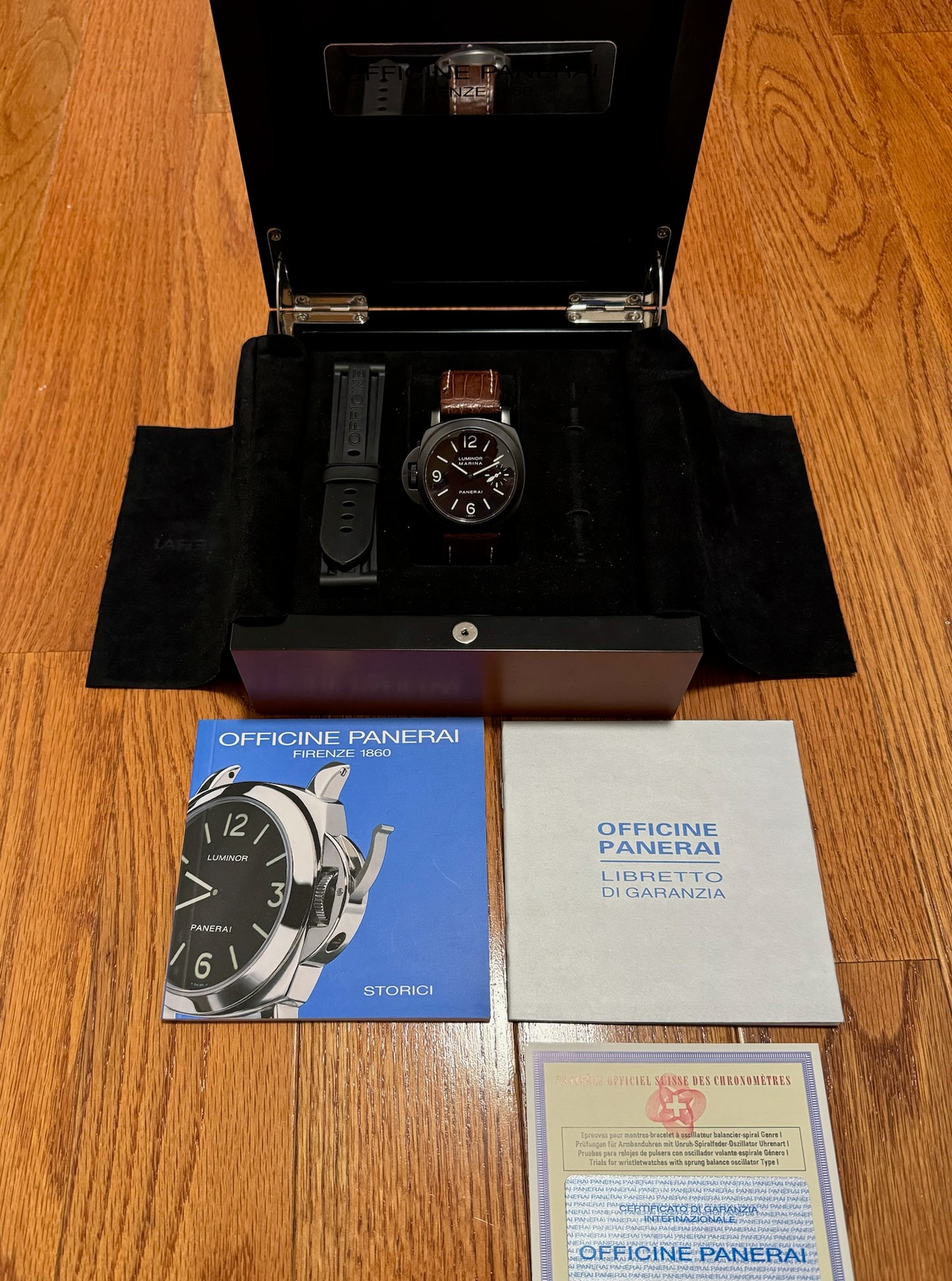 Panerai Luminor Marina PVD Left-Handed (Full-Set)