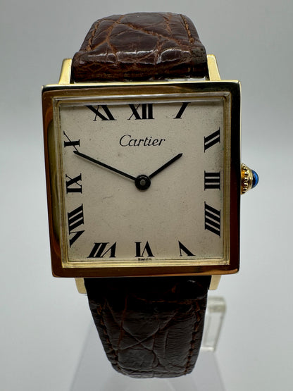 Cartier Tank 14K Yellow Gold Concord Manual Winding