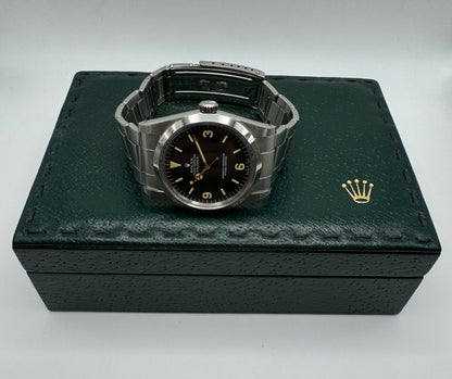 Rolex Explorer 1016 Riveted with Heavy Patina (Box/Serviced)