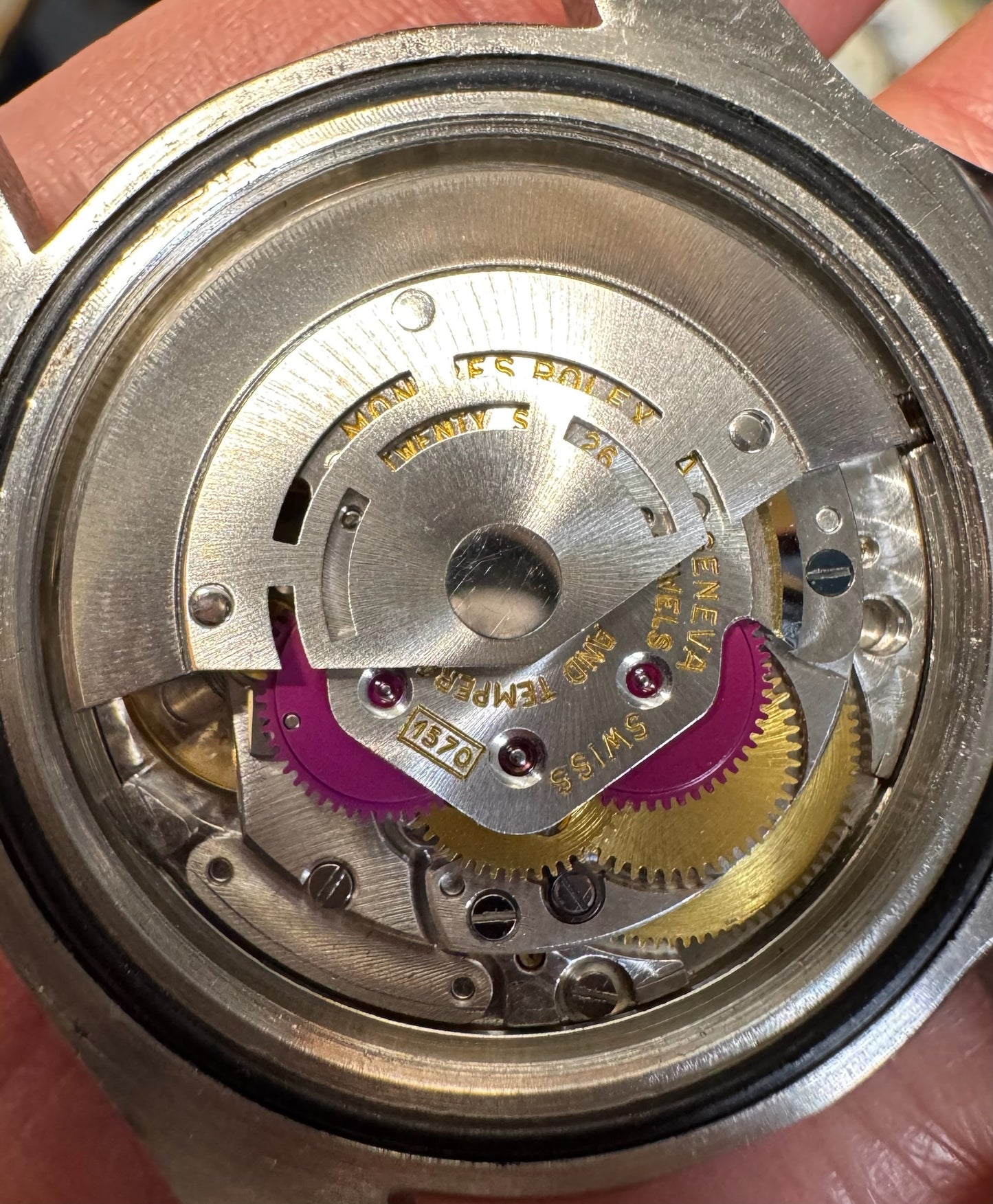 Rolex GMT-Master 1675 MK1 Long E Full Steel Faded Bezel Red Back Insert Heavy Patina Zinc Sulfide 1967 (Serviced)