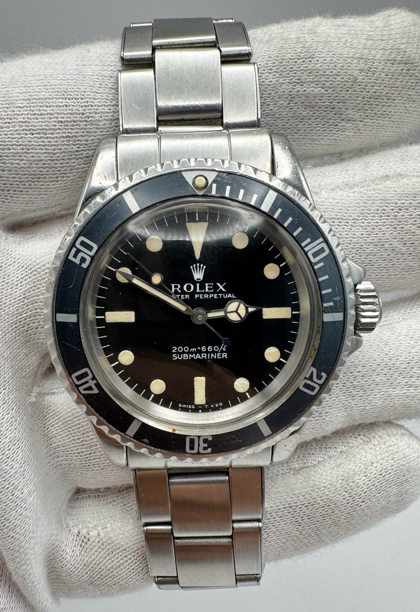 Rolex Submariner No Date 5513 Meters First Blue Insert 1968 (Full-Set)