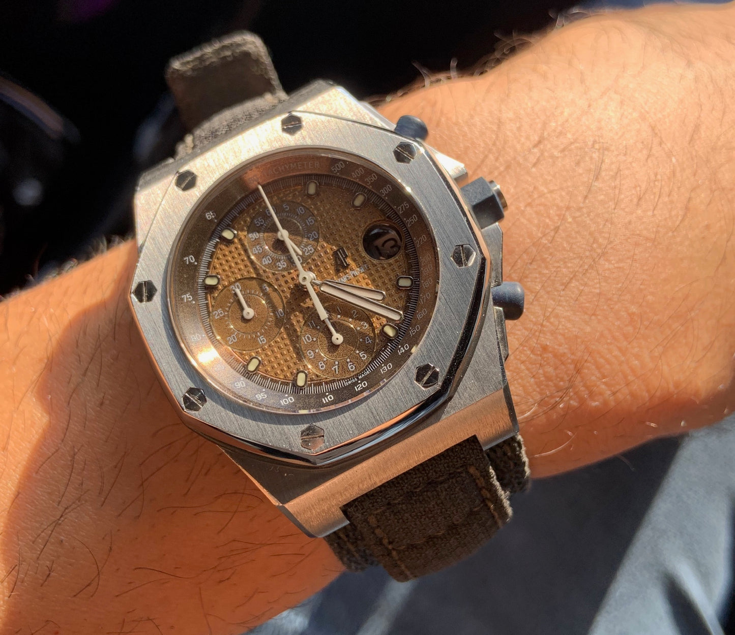 AP Offshore Chronograph with Tropical Brown Dial