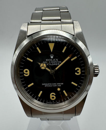 Rolex Explorer 1016 Riveted with Heavy Patina (Box/Serviced)