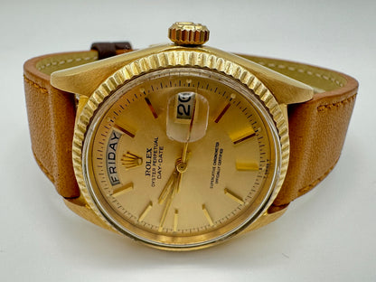 Rolex Day-Date 36 Yellow Gold with Champagne Dial 1960s