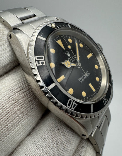 Rolex Submariner No Date 5513 Full Steel “Meters First” Zinc Sulfide Heavy Patina 1967 (Serviced)