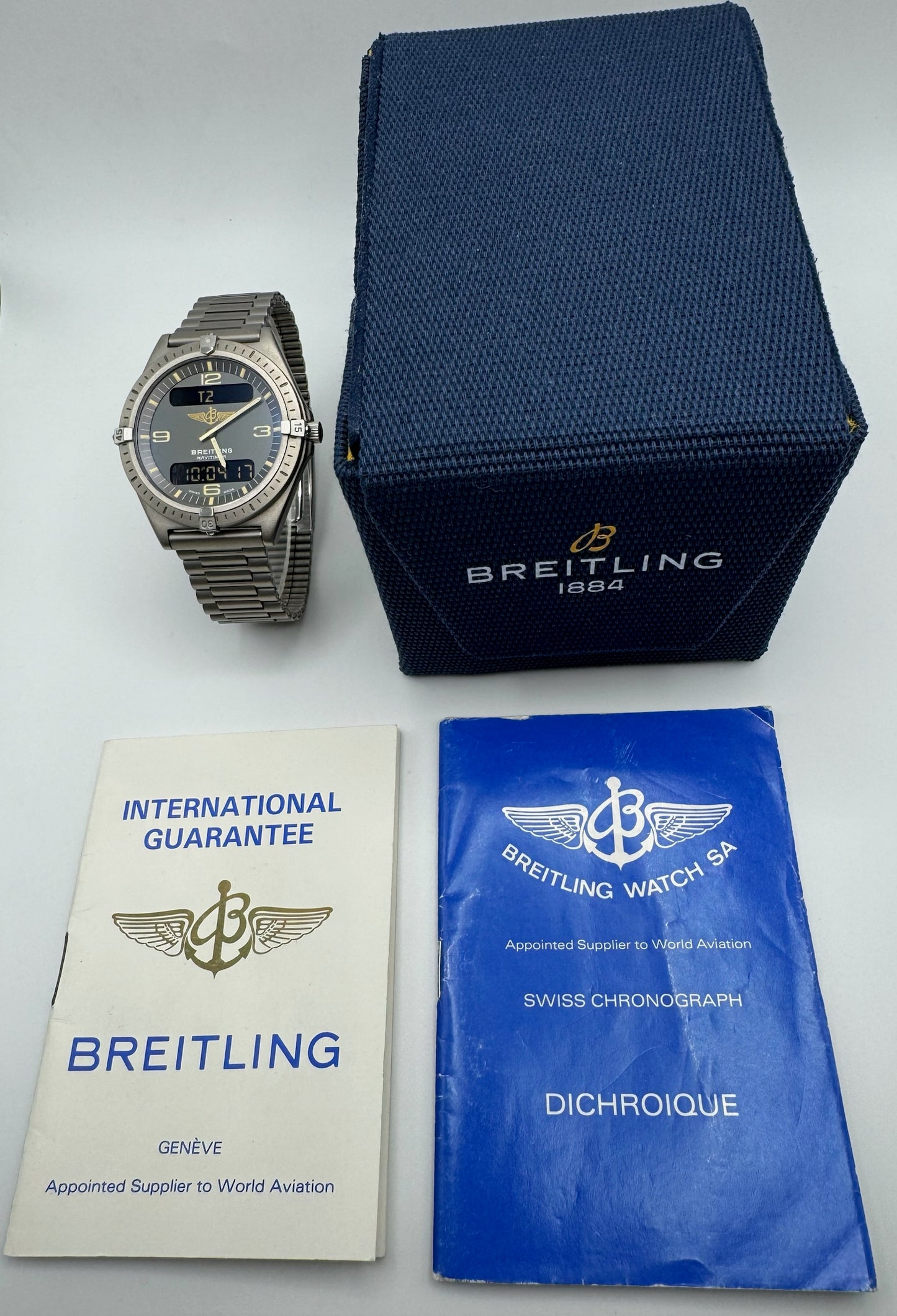 Breitling Aerospace Titanium with Tritium Dial (Unworn/Full-Set)