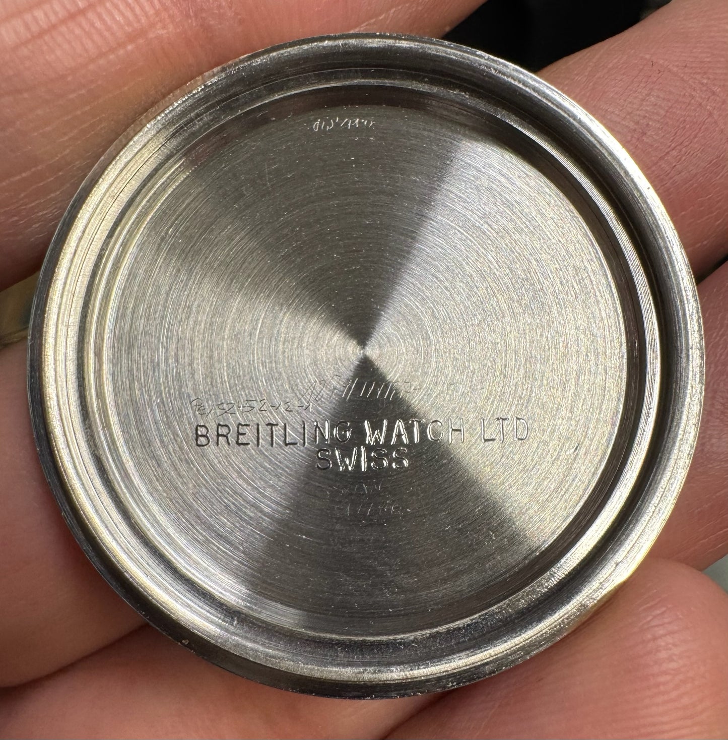 Breitling Co-Pilot Steel 42 Chronograph Yellow Patina (Serviced)