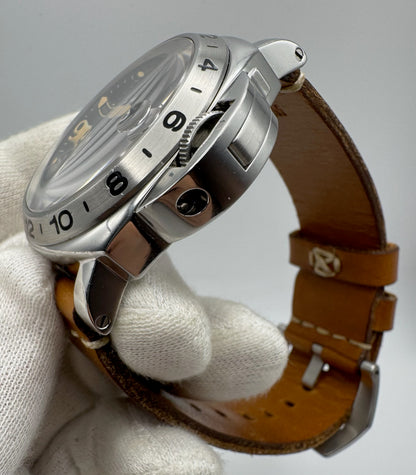 Panerai Luminor GMT PAM23 Automatic 44 A Serial Tritium Dial 1998 (Papers/Unpolished/Serviced)