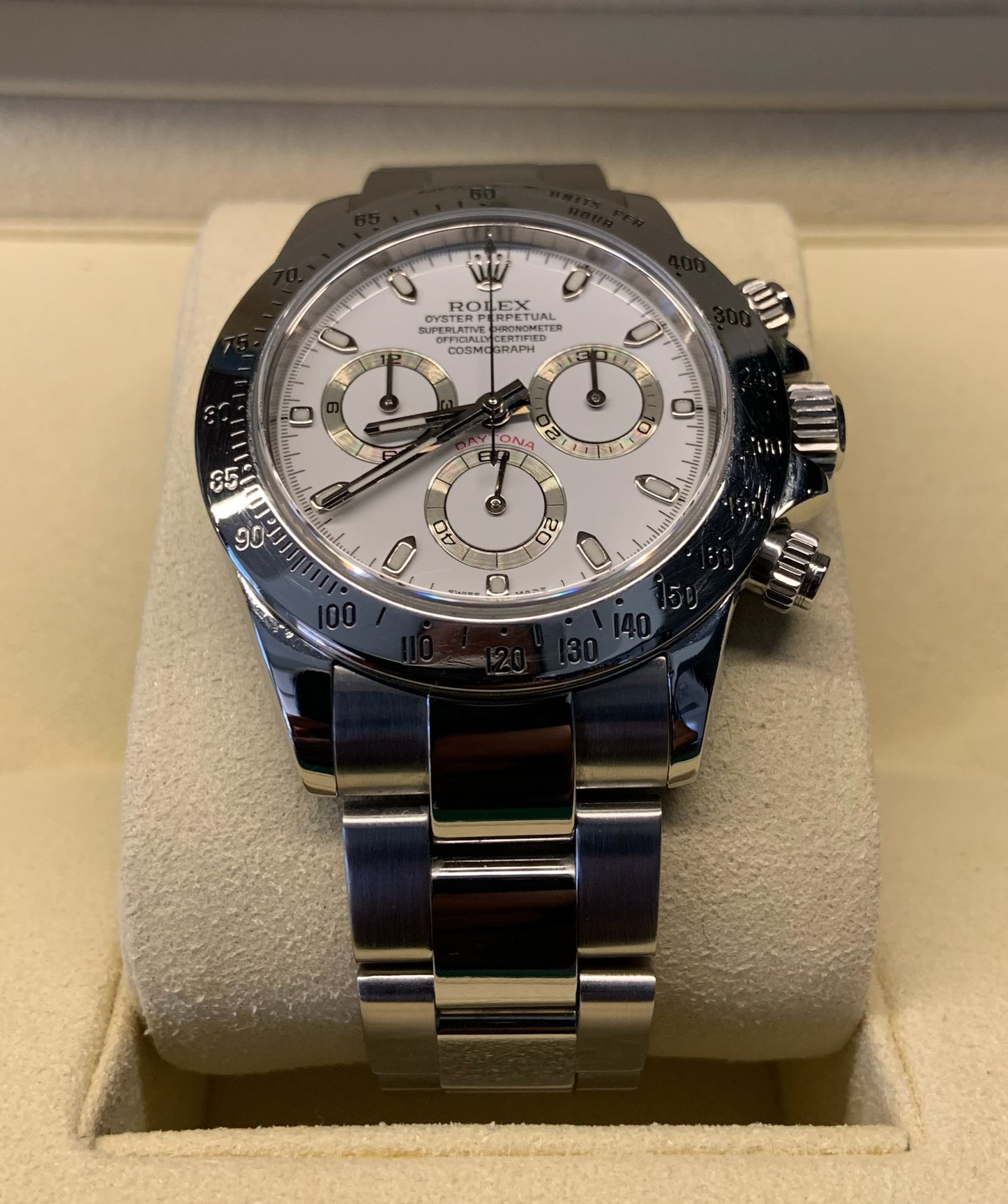 Rolex Daytona White Dial